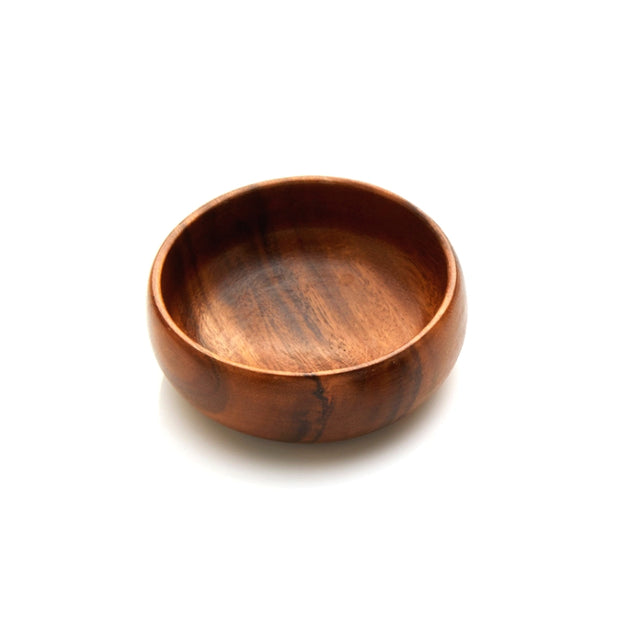 Small Acacia Wood Snack Bowl
