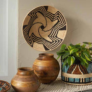 Decorative Black Swirl Basket lifestyle
