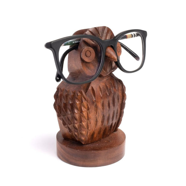 Hoodwink Owl Eyeglass Holder side view