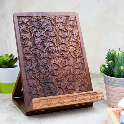 Ginkgo Leaves Tablet or Recipe Book Stand