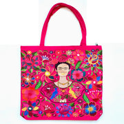 Frida Kahlo Embroidered Tote Bag Option F