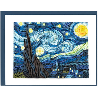 Starry Night by Van Gogh Quilling Card