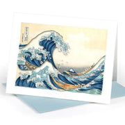 Quilled The Great Wave off Kanagawa by Hokusai Greeting Card with envelope