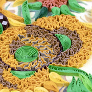 Quilled Sunflowers by Van Gogh Greeting Card detail