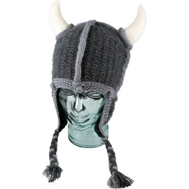 Andes Gifts Adult Hand-knit Adventure Hat - Viking