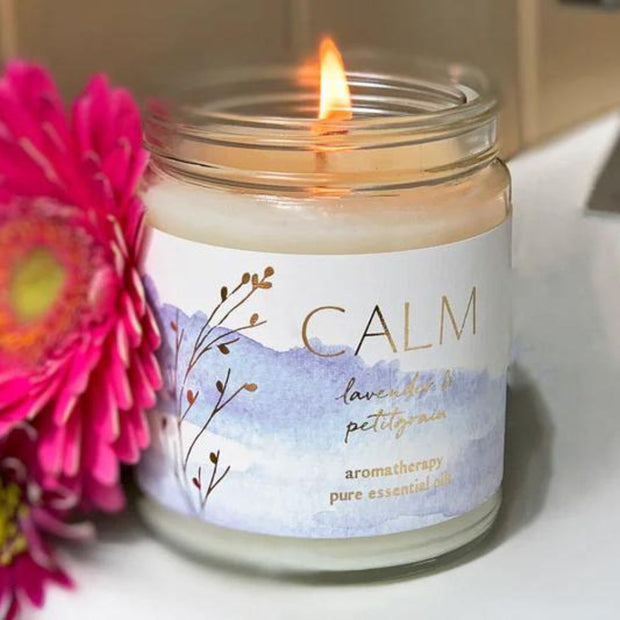 Spa Aromatherapy Calm Candle styled