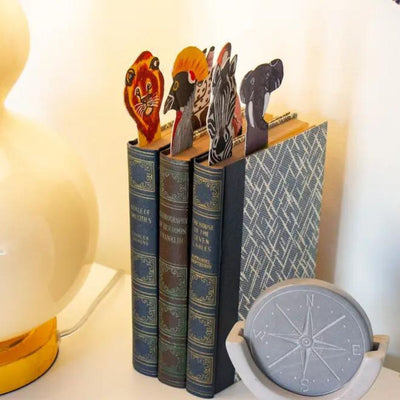 Assorted hand-painted African animal leather bookmark lifestyle