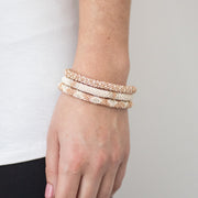 Roll-On® Bracelets Set of three - Rosé All Day lifestyle