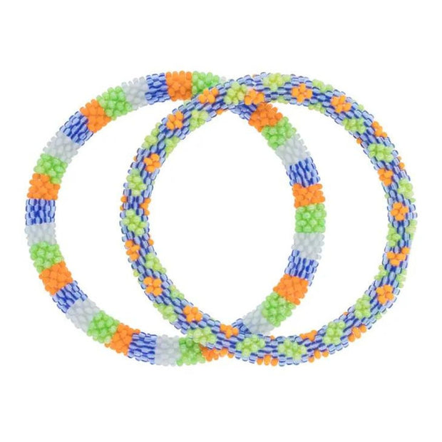 Set of two Roll-On Friendship Bracelets - Chameleon