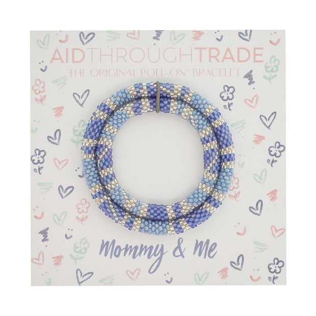 Mommy & Me Roll-On® Bracelets - Cannonball on card