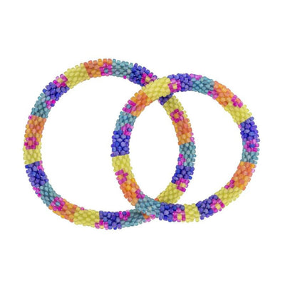 Set of two Mommy & Me Roll-on Bracelets - Finger Paint