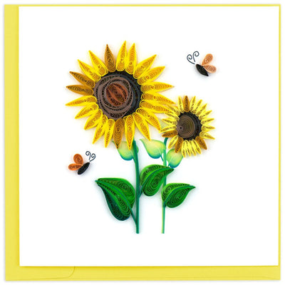 Sunflowers Quilling Card