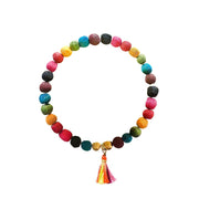 Kantha Connection Bead Bracelet - Unity Rainbow