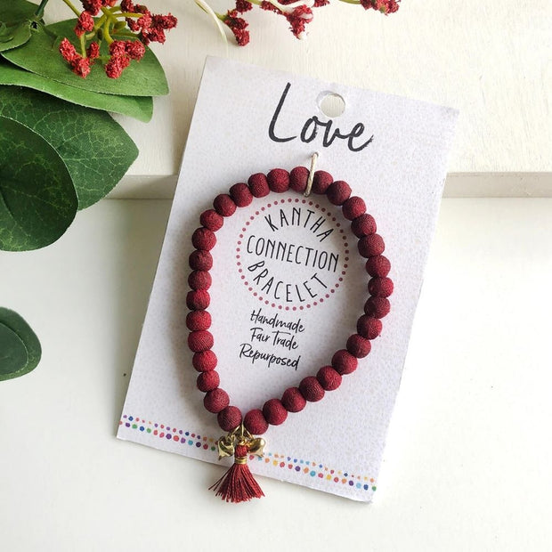 Kantha Connection Bracelet - Love styled