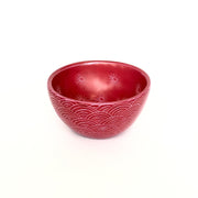 Double Pattern Soapstone Small Bowl - Red