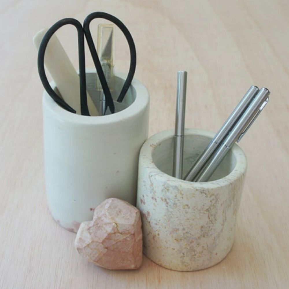 Soapstone Cylinder Planter Soapstone Cylinder Planter
