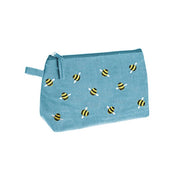 Bee Mine Small Cosmetic Case Blue