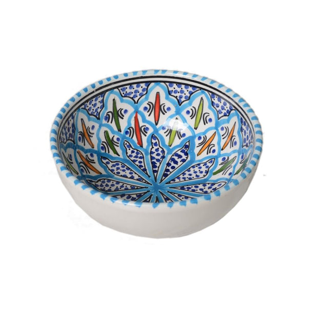 Rosette Hand-painted Ceramic Cereal Bowl