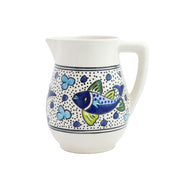 Blue Fish Hand-painted Ceramic Pitcher