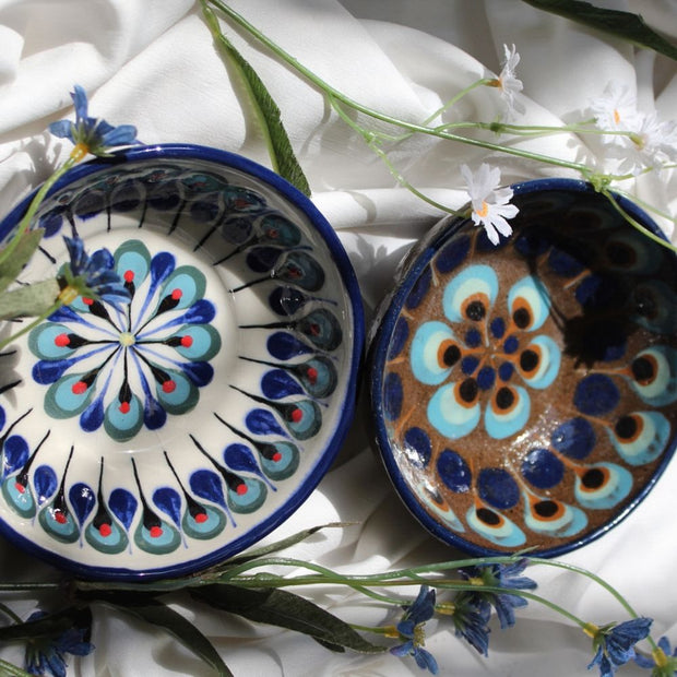 Hand-painted Ceramic Salsa Bowl lifestyle