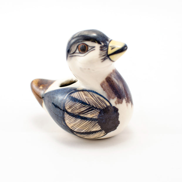 Hand-painted Ceramic Toothpick Holder - Duck
