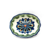Hand-painted Ceramic Small Oval Tapas Dish