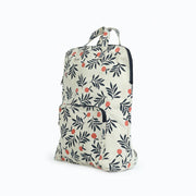 Canvas Backpack - Berry Print side view