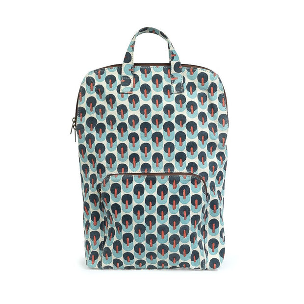 Canvas Backpack - Lolly Pop Print front