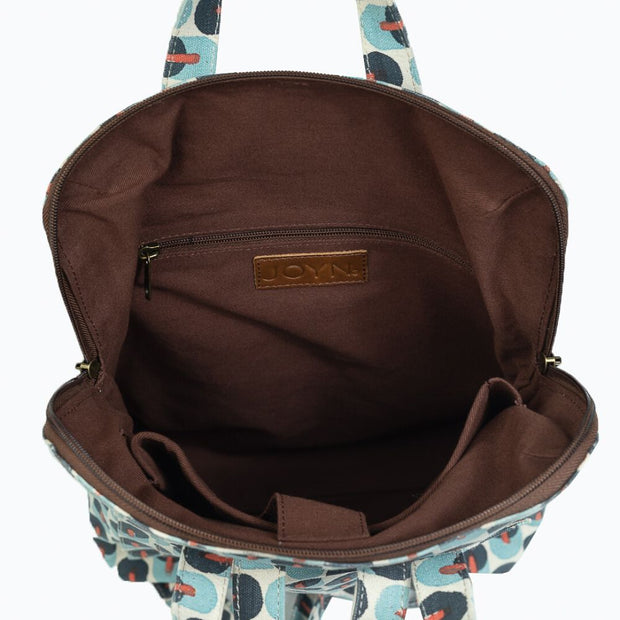 Canvas Backpack - Lolly Pop Print interior