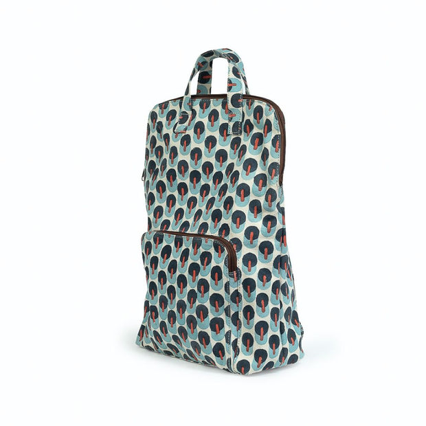 Canvas Backpack - Lolly Pop Print side view