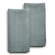 Set of two 20" X 20" Hand-woven Cotton Napkin - Celadon