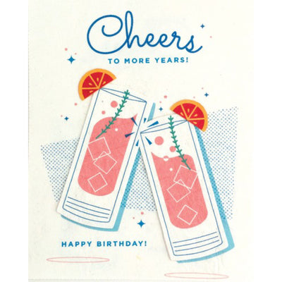 Craft Cocktail Birthday Card by Good Paper