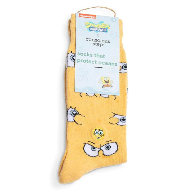 Socks that Protect Oceans - SpongeBob from SquarePants with tags