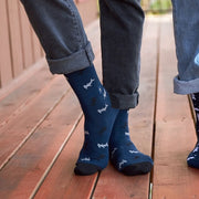 Conscious Step Socks that Protect Sharks on model