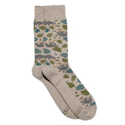 Conscious Step Socks that Protect Sloths grey heather