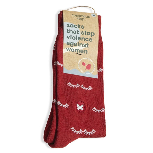 Conscious Step Socks that Stop Violence Against Women tagged