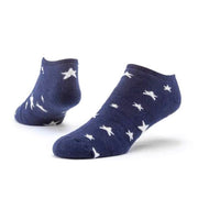 Organic Cotton Navy Stars Footie Sock