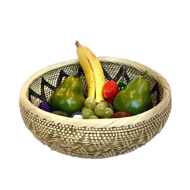 10-inch Tonga Woven Fruit Basket lifestyle