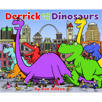 Derrick and the Dinosaurs Softcover Book