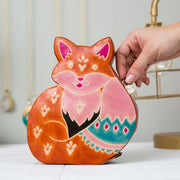 Embossed Leather Fox Bank lifestyle