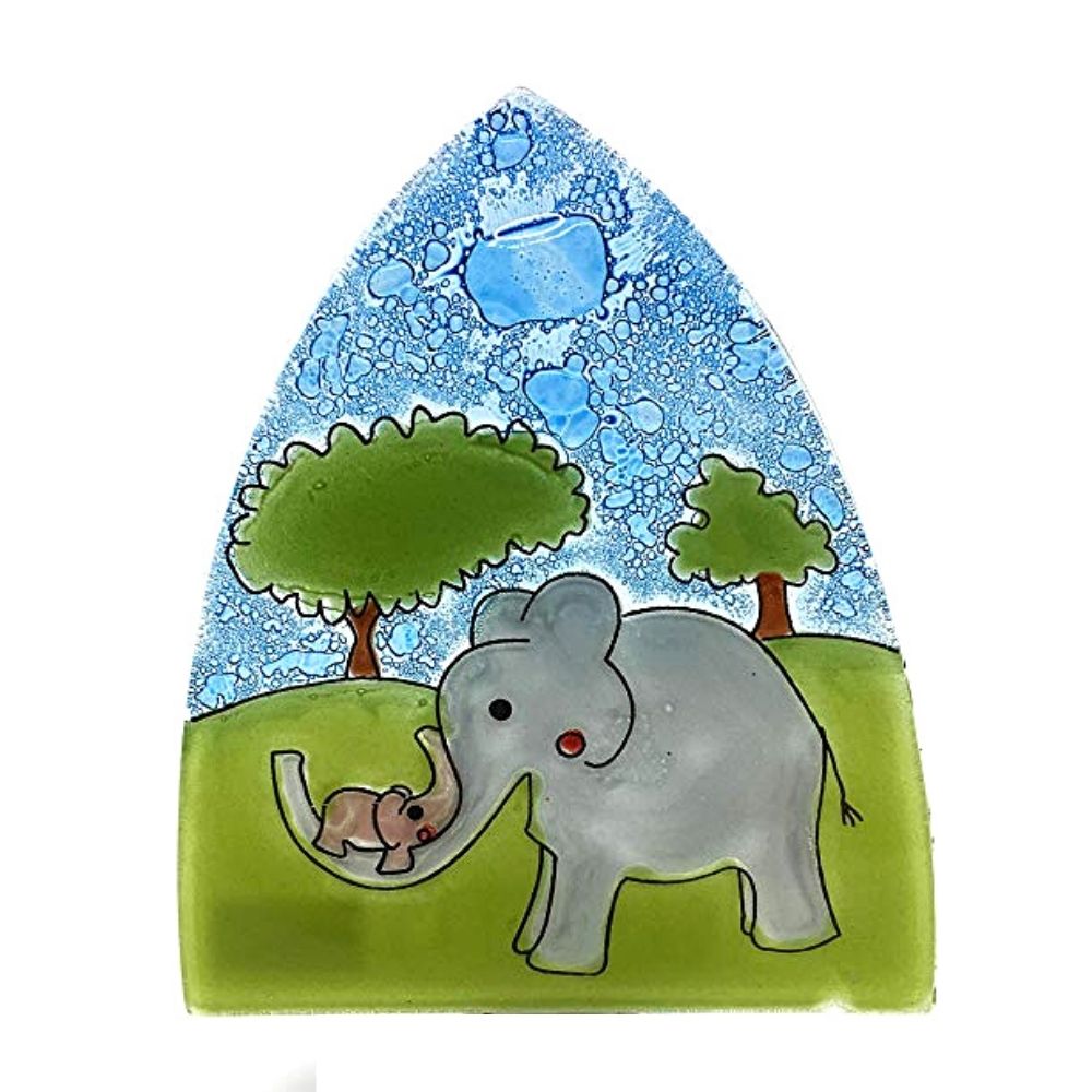 Recycled Glass shops Elephant Nightlight