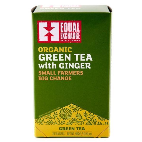 Organic Green Tea with Ginger by Equal Exchange