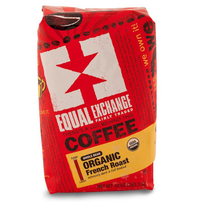Equal Exchange Organic French Roast Coffee 10 oz Whole Bean