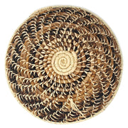 Decorative Woven Sisal and Wheat Stalk Basket - Spiral