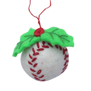 Baseball Felt Ornament