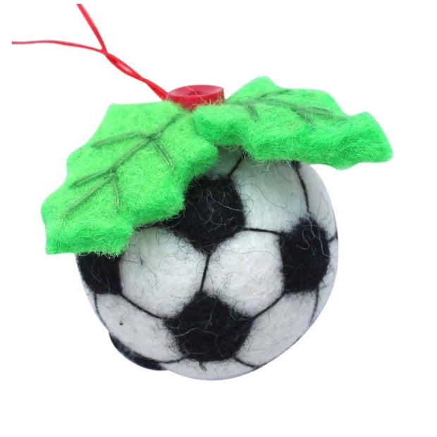 Soccer Ball Felt Ornament