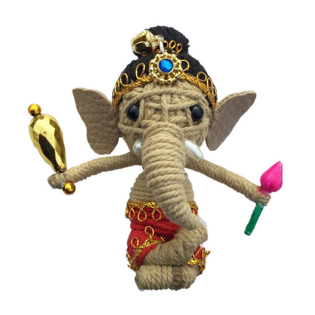 Kamibashi String Doll Keychain - Ganesh