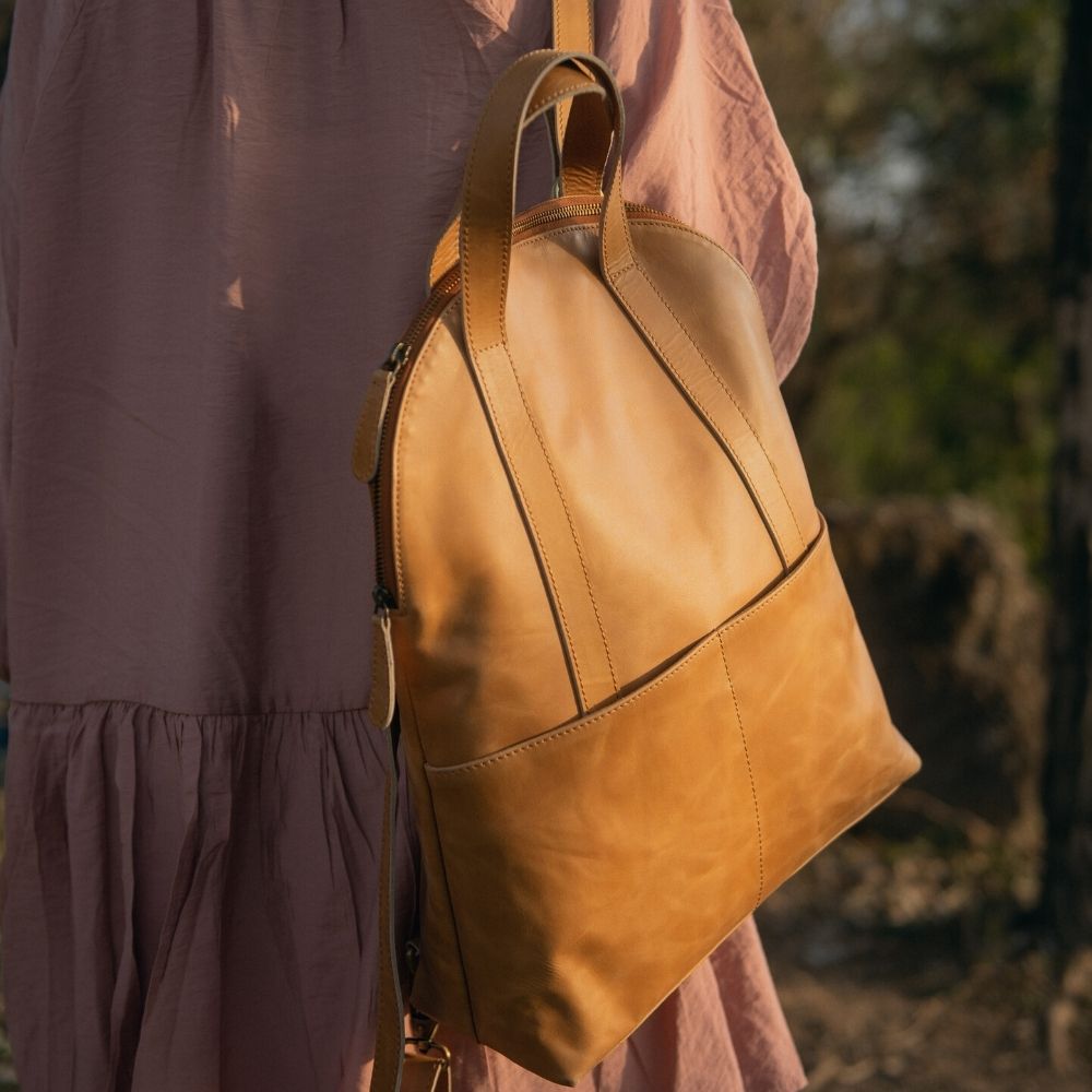 ショルダーバッグ・ポシェット GREEN STUFF Partial string shoulder backpack R4 suede camel smallbpgreen13.jpg?v=