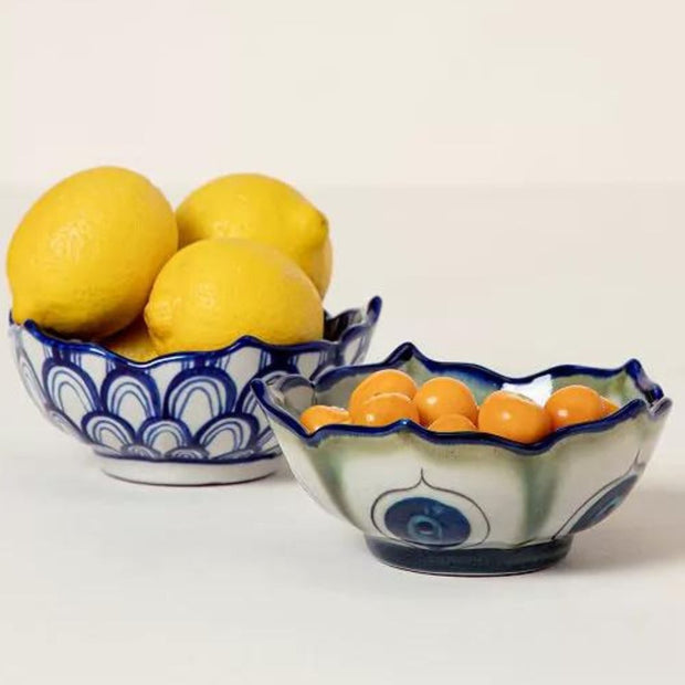 Hand-painted Ceramic Lotus Bowls lifestyle