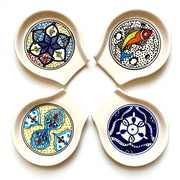 Hand-painted Ceramic Spoon Rests - assorted